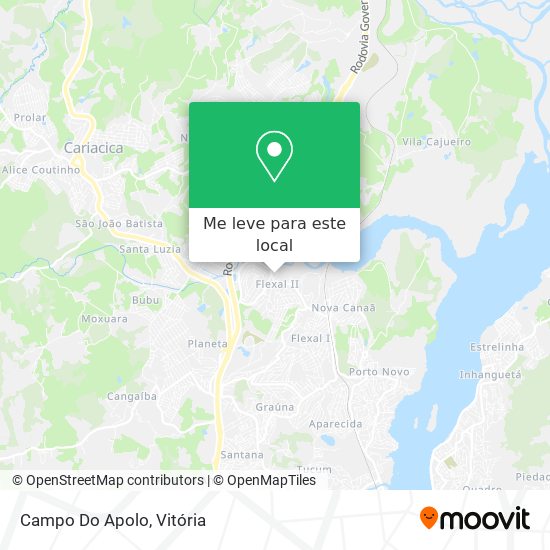 Campo Do Apolo mapa