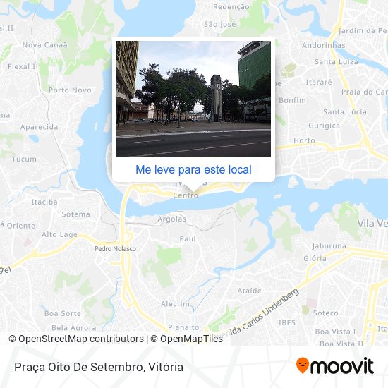 Praça Oito De Setembro mapa