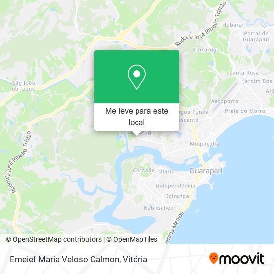 Emeief Maria Veloso Calmon mapa