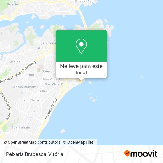 Peixaria Brapesca mapa
