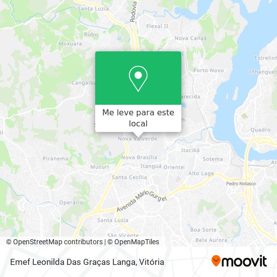 Emef Leonilda Das Graças Langa mapa