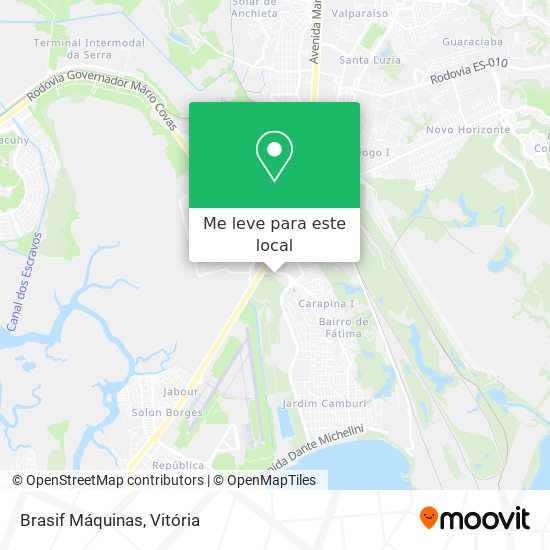 Brasif Máquinas mapa