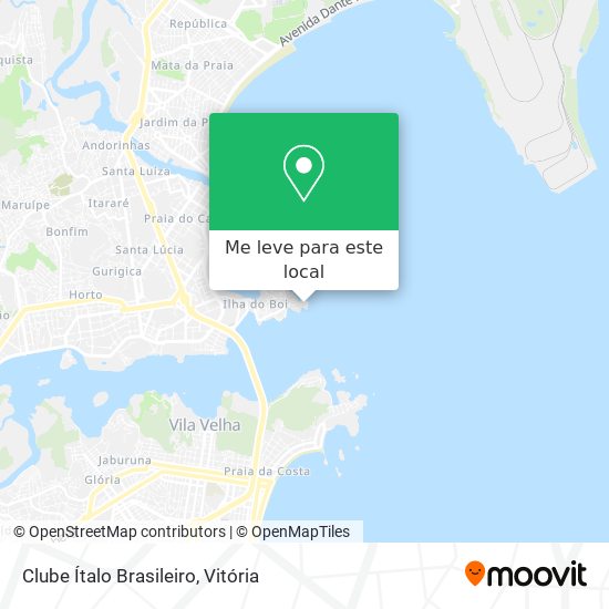 Clube Ítalo Brasileiro mapa