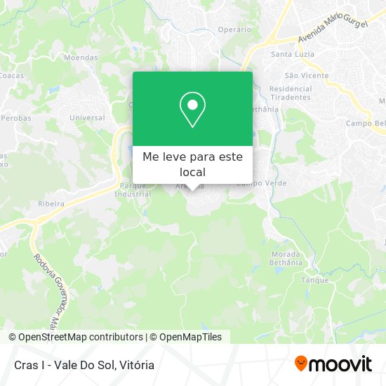 Cras I - Vale Do Sol mapa