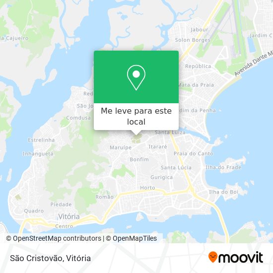 São Cristovão mapa