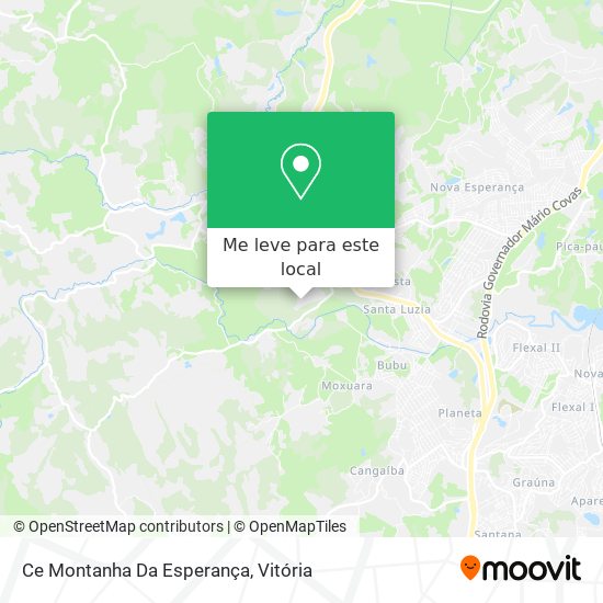 Ce Montanha Da Esperança mapa