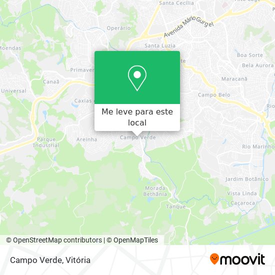 Campo Verde mapa