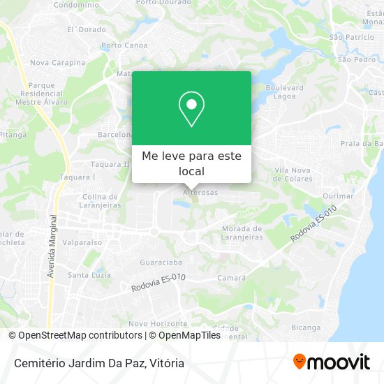 Cemitério Jardim Da Paz mapa