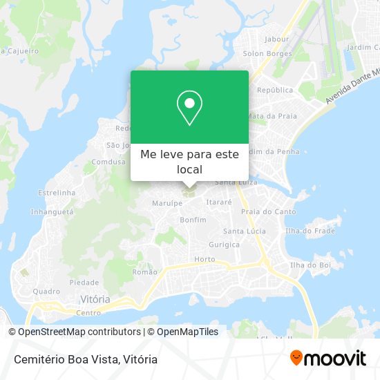 Cemitério Boa Vista mapa