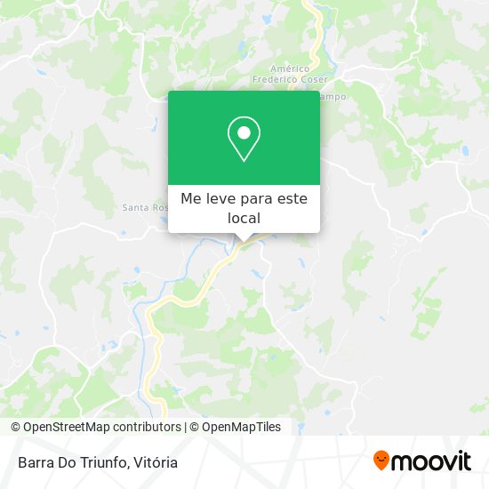 Barra Do Triunfo mapa