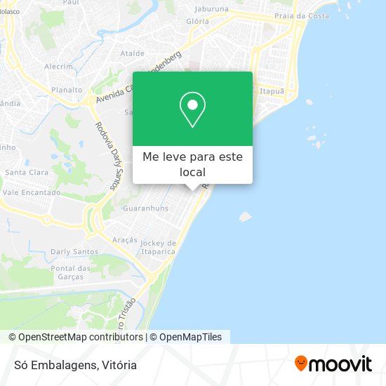 Só Embalagens mapa