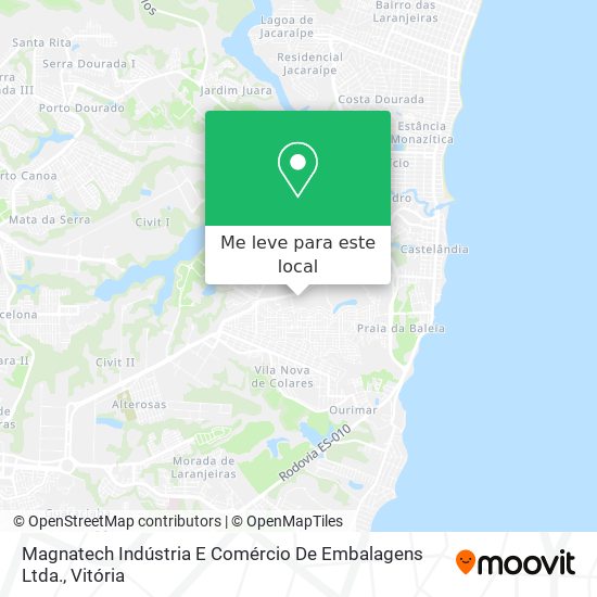 Magnatech Indústria E Comércio De Embalagens Ltda. mapa