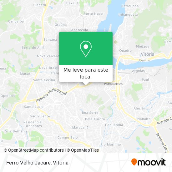 Ferro Velho Jacaré mapa