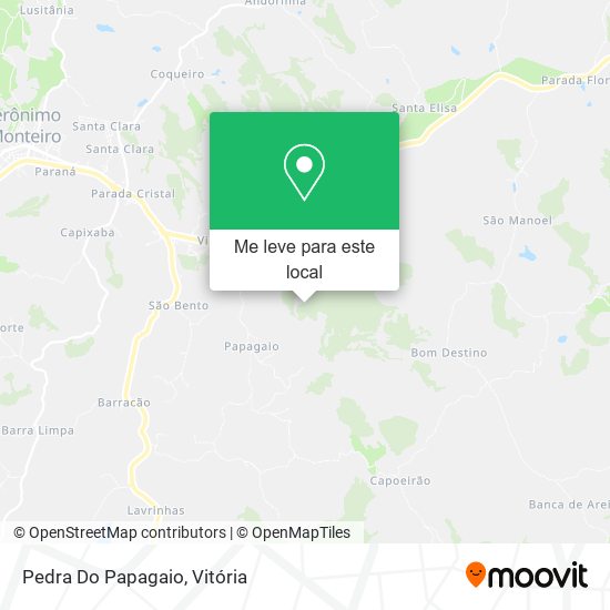 Pedra Do Papagaio mapa