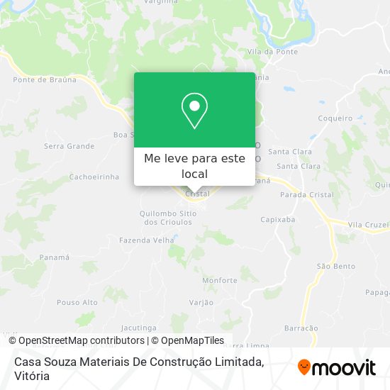 Casa Souza Materiais De Construção Limitada mapa