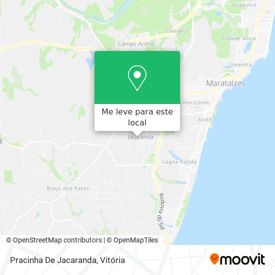Pracinha De Jacaranda mapa