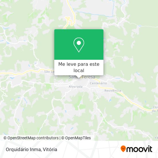 Orquidário Inma mapa