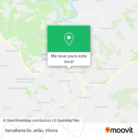 Serralheria Do Jefão mapa