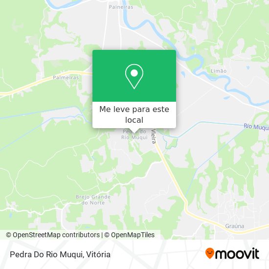 Pedra Do Rio Muqui mapa