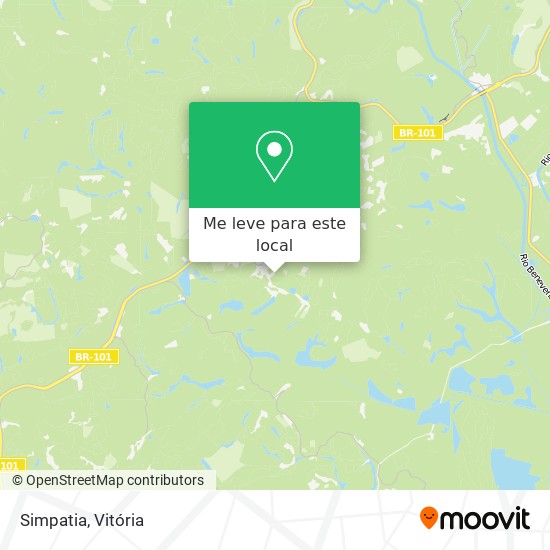 Simpatia mapa