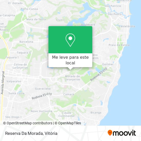 Reserva Da Morada mapa