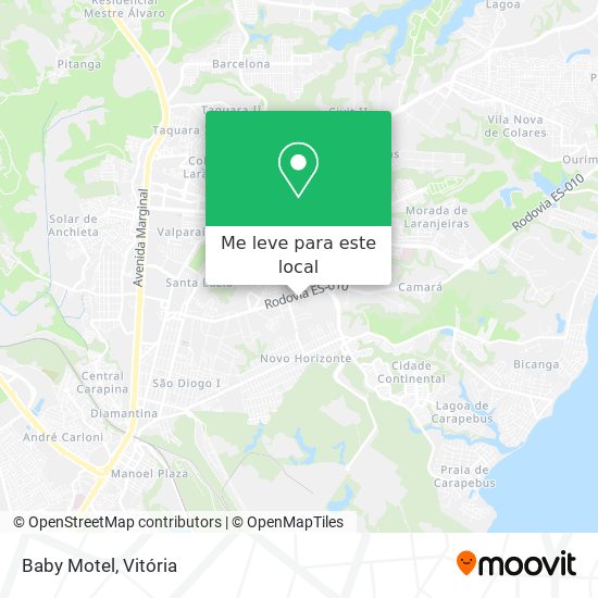 Baby Motel mapa