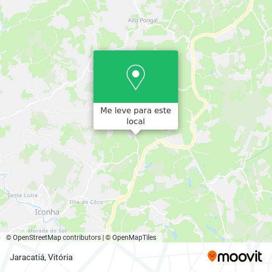 Jaracatiá mapa
