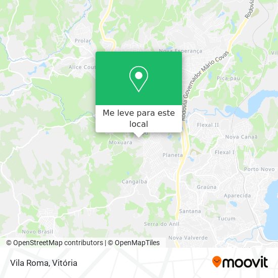 Vila Roma mapa