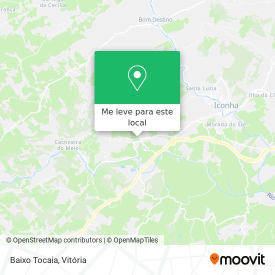 Baixo Tocaia mapa