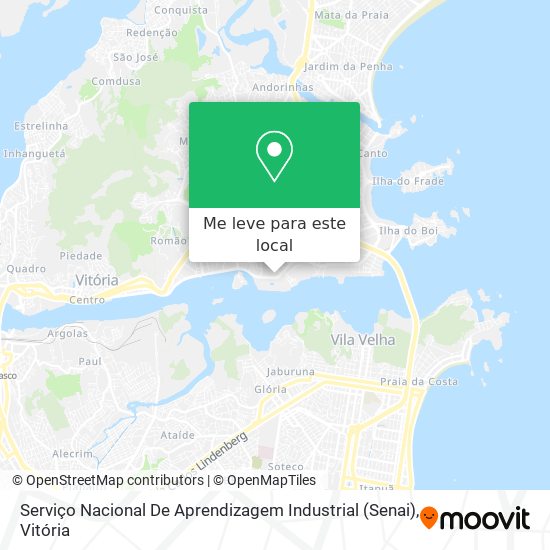 Serviço Nacional De Aprendizagem Industrial (Senai) mapa