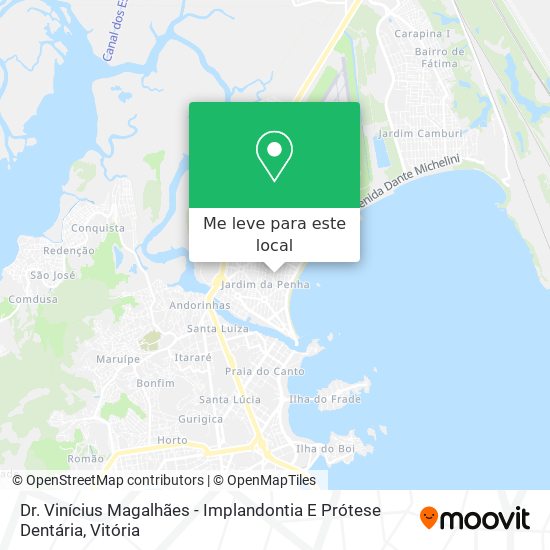 Dr. Vinícius Magalhães - Implandontia E Prótese Dentária mapa