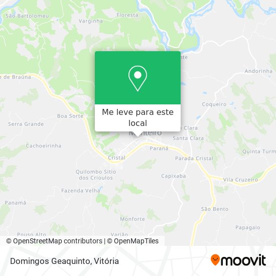 Domingos Geaquinto mapa