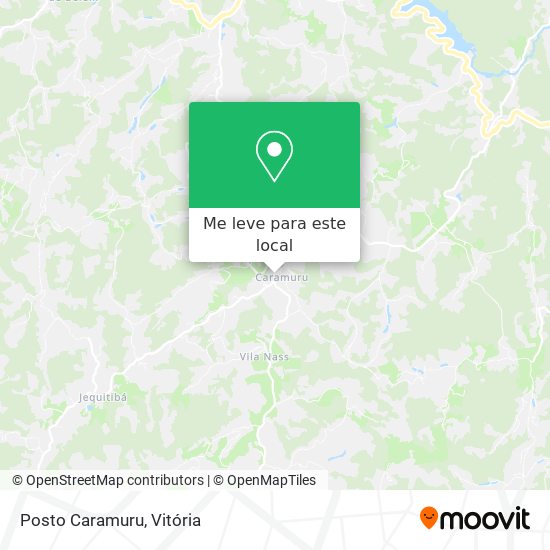 Posto Caramuru mapa