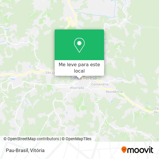 Pau-Brasil mapa
