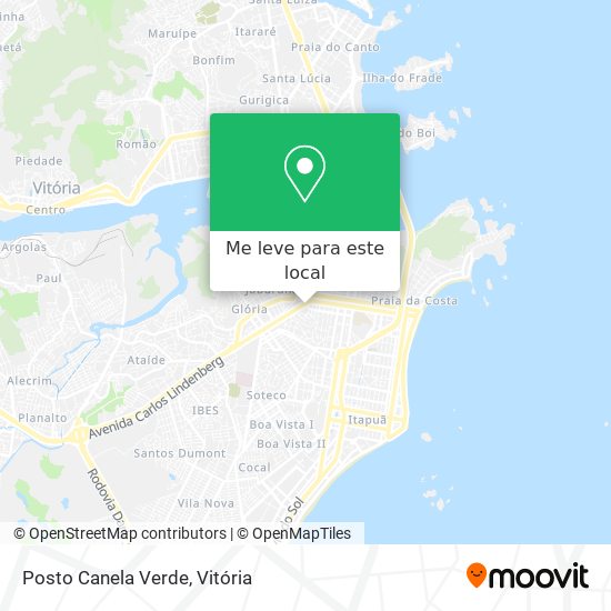 Posto Canela Verde mapa