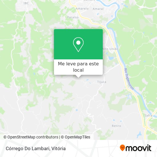 Córrego Do Lambari mapa