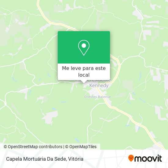 Capela Mortuária Da Sede mapa