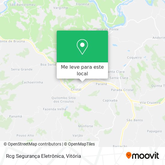 Rcg Segurança Eletrônica mapa