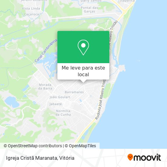 Igreja Cristã Maranata mapa
