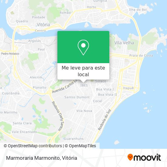 Marmoraria Marmonito mapa