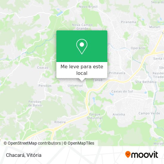 Chacará mapa