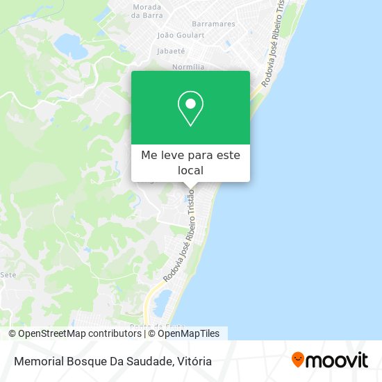 Memorial Bosque Da Saudade mapa