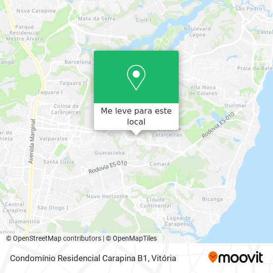 Condomínio Residencial Carapina B1 mapa