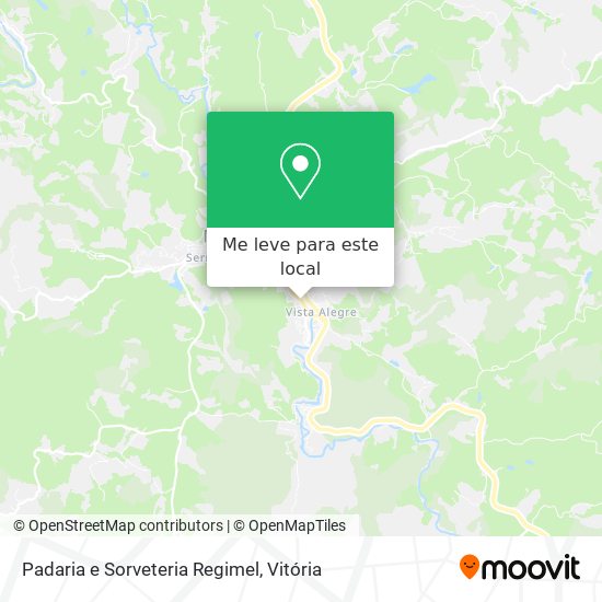 Padaria e Sorveteria Regimel mapa