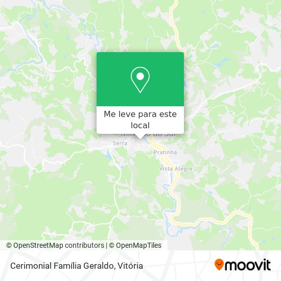 Cerimonial Família Geraldo mapa
