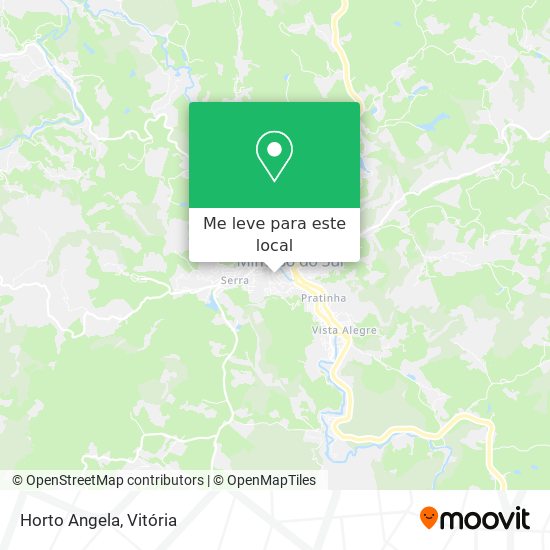 Horto Angela mapa