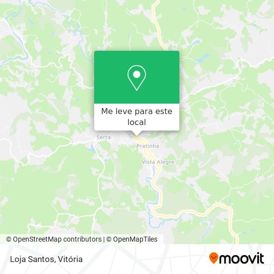 Loja Santos mapa