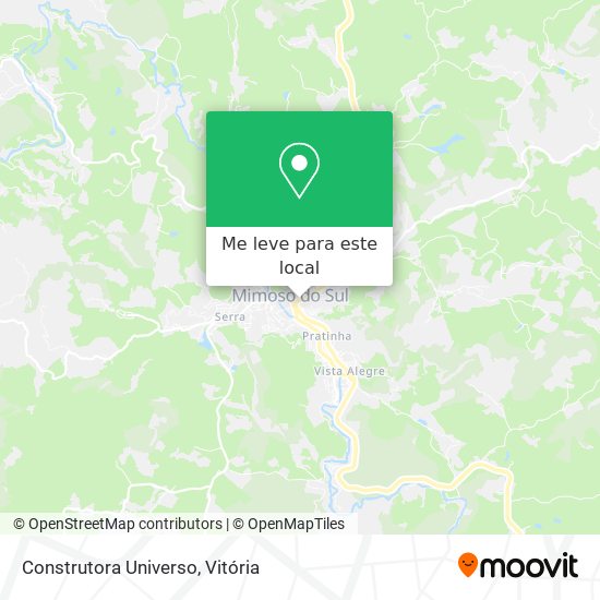 Construtora Universo mapa