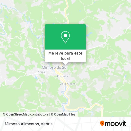 Mimoso Alimentos mapa