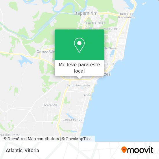 Atlantic mapa